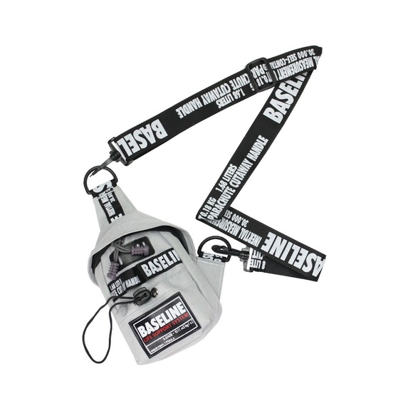 Sling Chest Bag Crossbody BASELINE Men Women Gray - Picture 1 of 8